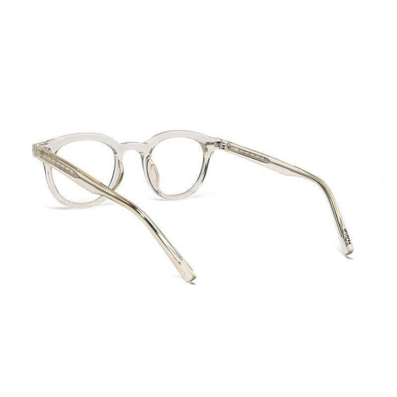 Adaptix Transparent Light Green Medium Full Rim Square Computer Glasses for Men & Women — Hashtag Eyewears