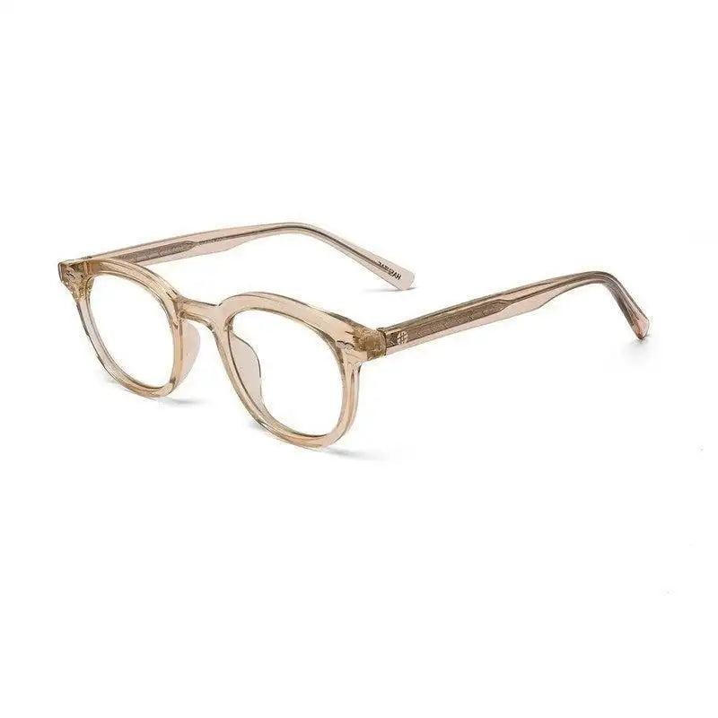 Adaptix | Transparent Orange Medium Full Rim Square Computer Glasses for Men & Women [Photochromic]