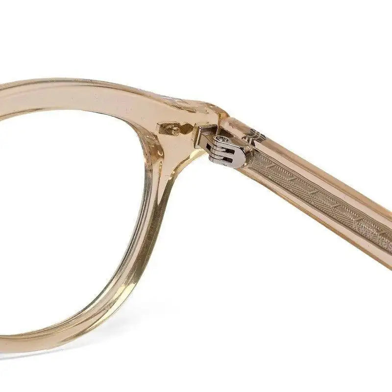 Adaptix | Transparent Orange Medium Full Rim Square Computer Glasses for Men & Women [Photochromic]