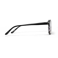 Aegira | Black Texture Small Full Rim Square Computer Glasses for Men & Women [Blue Block]