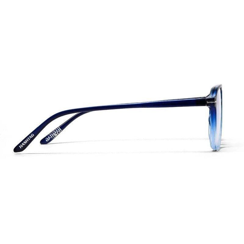 Aegira Gradient Blue Small Full Rim Square Computer Glasses for Men & Women — Hashtag Eyewears