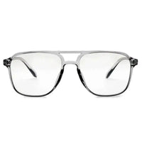 Aegira | Grey Small Full Rim Square Computer Glasses for Men & Women [Blue Block]