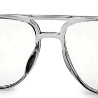 Aegira | Grey Small Full Rim Square Computer Glasses for Men & Women [Blue Block]