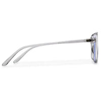 Aegira | Grey Small Full Rim Square Computer Glasses for Men & Women [Blue Block]