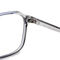 Aegira | Grey Small Full Rim Square Computer Glasses for Men & Women [Blue Block]