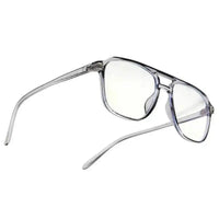 Aegira | Grey Small Full Rim Square Computer Glasses for Men & Women [Blue Block]