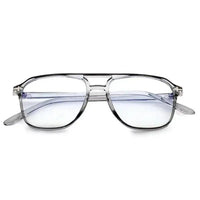 Aegira | Grey Small Full Rim Square Computer Glasses for Men & Women [Blue Block]