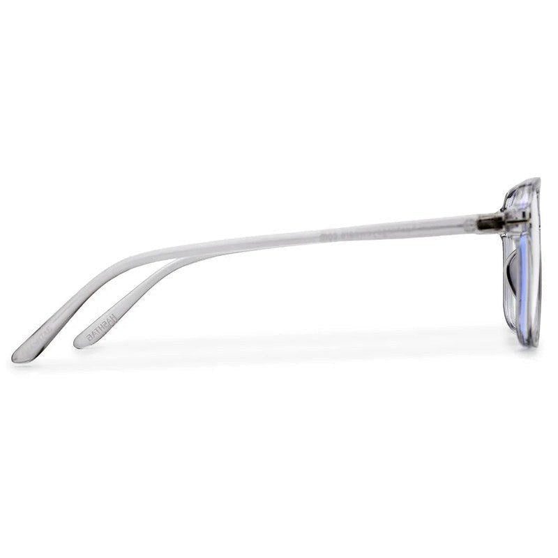Aegira Grey Small Full Rim Square Computer Glasses for Men & Women — Hashtag Eyewears