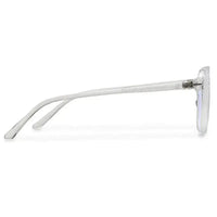 Aegira | Transparent Small Full Rim Square Computer Glasses for Men & Women [Blue Block]