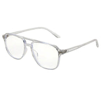 Aegira Transparent Small Full Rim Square Computer Glasses for Men & Women — Hashtag Eyewears