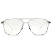 Aegira Transparent Small Full Rim Square Computer Glasses for Men & Women — Hashtag Eyewears