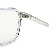 Aegira Transparent Small Full Rim Square Computer Glasses for Men & Women — Hashtag Eyewears