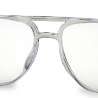 Aegira Transparent Small Full Rim Square Computer Glasses for Men & Women — Hashtag Eyewears