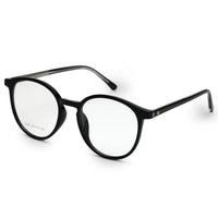 Aerion Black Small Full Rim Round Clip-on for Men — Hashtag Eyewears