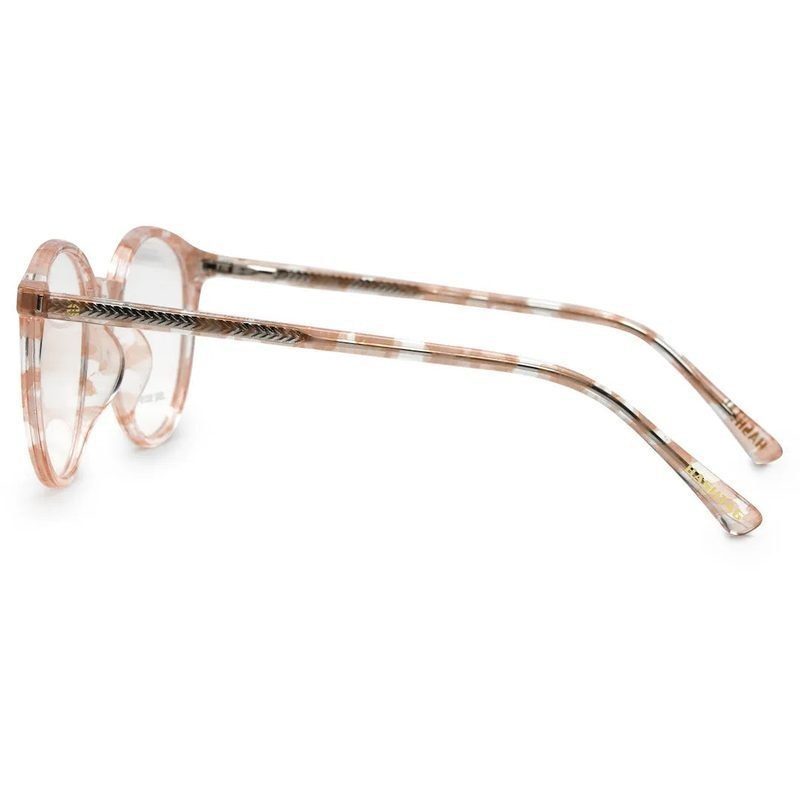 Aerion Pink Texture Small Full Rim Round Clip-on for Men — Hashtag Eyewears
