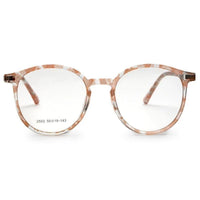 Aerion Pink Texture Small Full Rim Round Clip-on for Men — Hashtag Eyewears