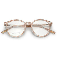 Aerion Pink Texture Small Full Rim Round Clip-on for Men — Hashtag Eyewears
