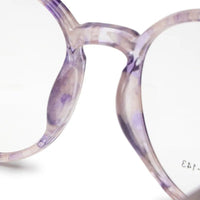 Aerion Purple Texture Small Full Rim Round Clip-on for Men — Hashtag Eyewears