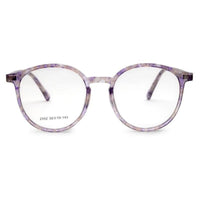 Aerion Purple Texture Small Full Rim Round Clip-on for Men — Hashtag Eyewears