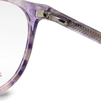 Aerion Purple Texture Small Full Rim Round Clip-on for Men — Hashtag Eyewears