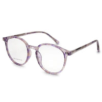 Aerion Purple Texture Small Full Rim Round Clip-on for Men — Hashtag Eyewears