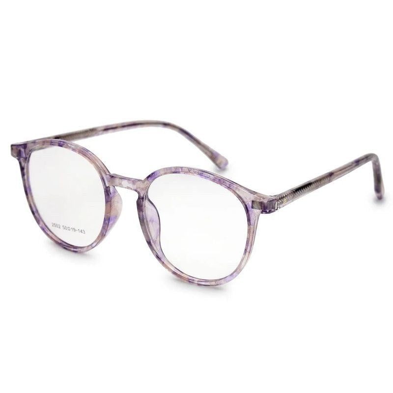Aerion Purple Texture Small Full Rim Round Clip-on for Men — Hashtag Eyewears