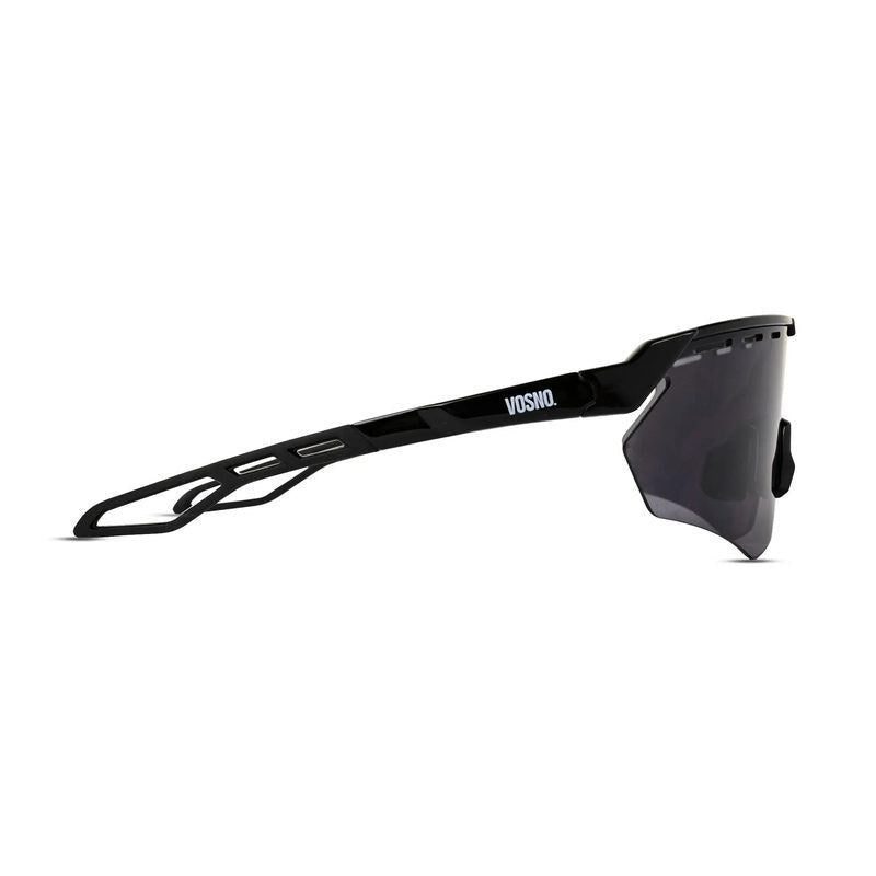 Aero Black Extra-Large Full Rim Shield Sports Sunglasses for Men & Women — Hashtag Eyewears