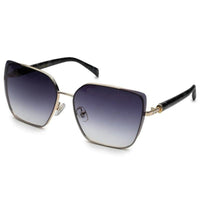 Aethera Gradient Black Oversized Full Rim Rectangle Sunglasses for Women — Hashtag Eyewears