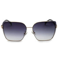 Aethera Gradient Black Oversized Full Rim Rectangle Sunglasses for Women — Hashtag Eyewears