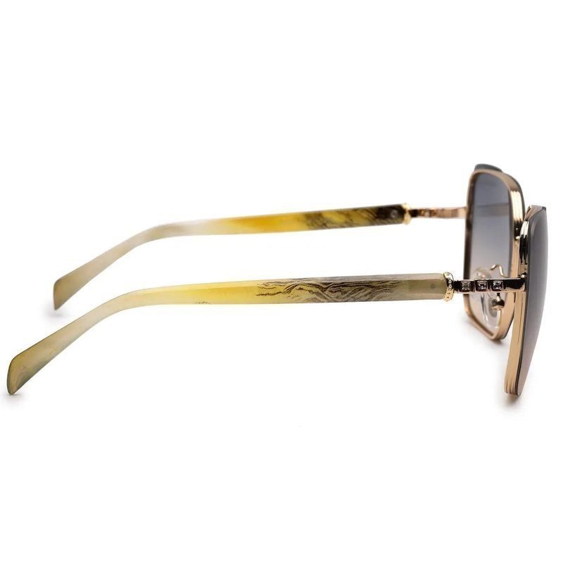 Aethera Gradient Blue & Pink Oversized Full Rim Rectangle Sunglasses for Women — Hashtag Eyewears