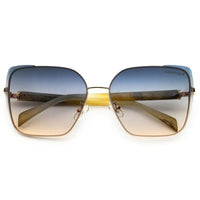 Aethera Gradient Blue & Pink Oversized Full Rim Rectangle Sunglasses for Women — Hashtag Eyewears