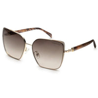 Aethera Gradient Brown Oversized Full Rim Rectangle Sunglasses for Women — Hashtag Eyewears
