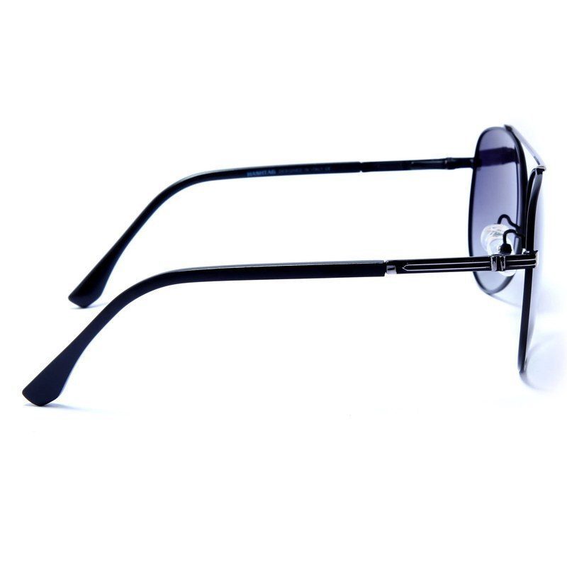 Ambience Gradient Blue Large Full Rim Aviator Sunglasses for Men & Women — Hashtag Eyewears