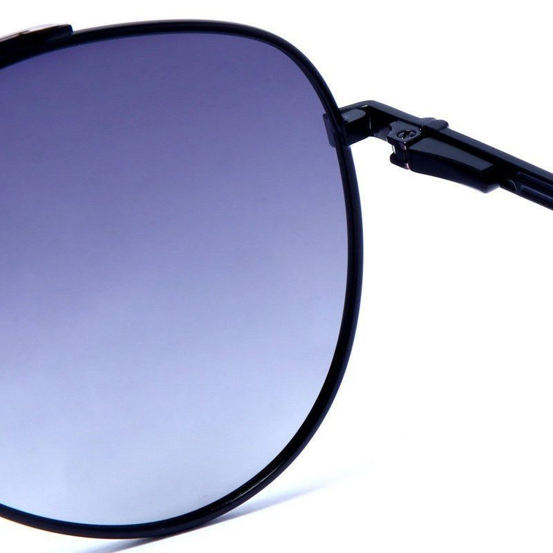 Ambience Gradient Blue Large Full Rim Aviator Sunglasses for Men & Women — Hashtag Eyewears