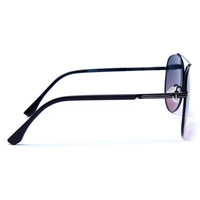 Ambience Gradient Blue Pink Large Full Rim Aviator Sunglasses for Men & Women — Hashtag Eyewears