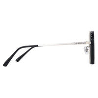 APERTURE SB Silver & Black Large Full Rim Round Sunglasses for Men & Women — Hashtag Eyewears