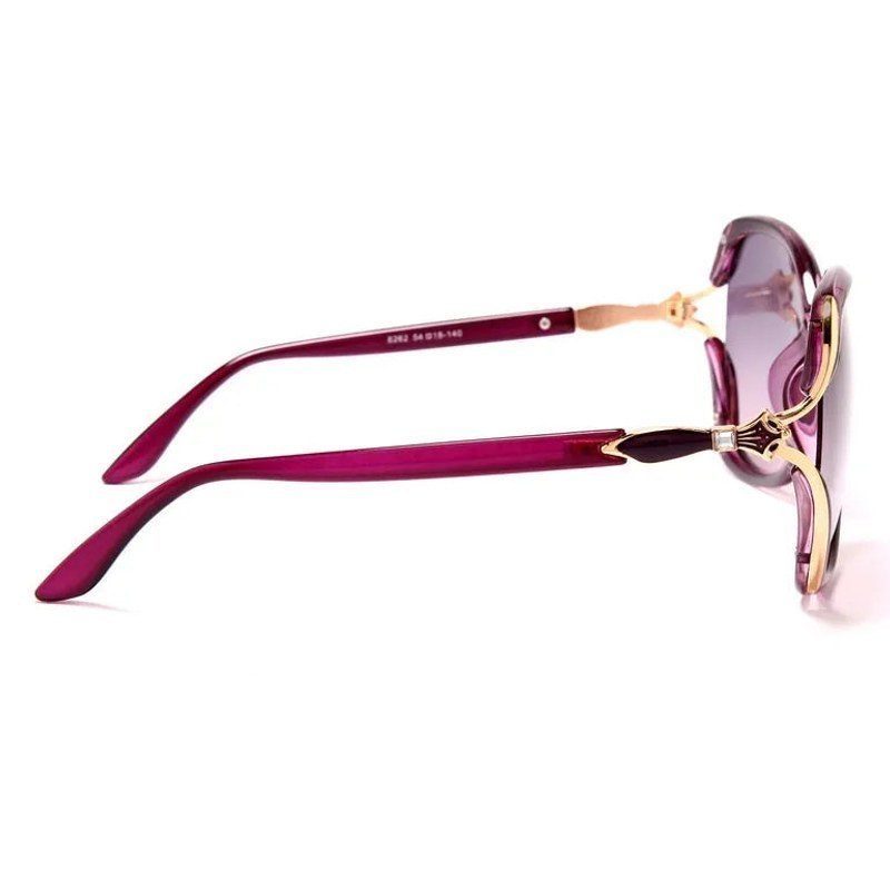 Arcadia | Purple Medium Full Rim Butterfly Sunglasses for Women [Polarized]