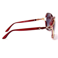 Arcadia Red Medium Full Rim Butterfly Sunglasses for Women — Hashtag Eyewears