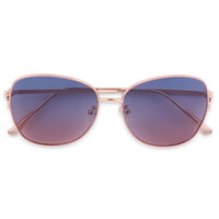 Arcanum Gradient Blue & Pink Medium Full Rim Butterfly Sunglasses for Women — Hashtag Eyewears