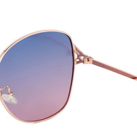 Arcanum Gradient Blue & Pink Medium Full Rim Butterfly Sunglasses for Women — Hashtag Eyewears
