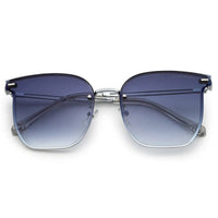 Arionis Gradient Black Oversized Full Rim Wayfarer Sunglasses for Women — Hashtag Eyewears