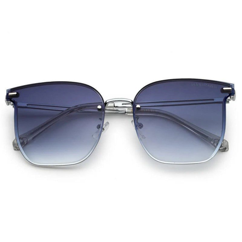Arionis Gradient Black Oversized Full Rim Wayfarer Sunglasses for Women — Hashtag Eyewears