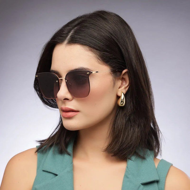 Arionis Gradient Blue & Pink Oversized Full Rim Wayfarer Sunglasses for Women — Hashtag Eyewears