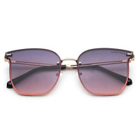 Arionis Gradient Blue & Pink Oversized Full Rim Wayfarer Sunglasses for Women — Hashtag Eyewears