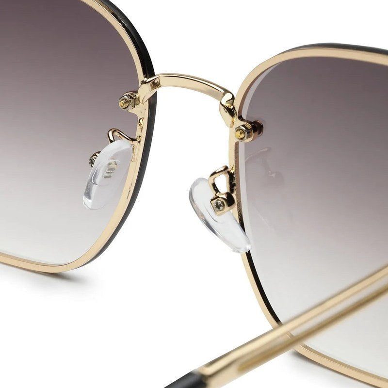 Arionis | Gradient Brown Oversized Full Rim Wayfarer Sunglasses for Women [UV-protected]