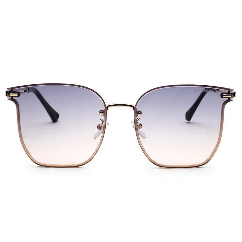Arionis Gradient L.Blue & Pink Oversized Full Rim Wayfarer Sunglasses for Women — Hashtag Eyewears