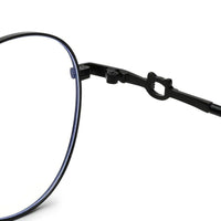 Astrid Black Medium Full Rim Oval Computer Glasses for Men & Women — Hashtag Eyewears