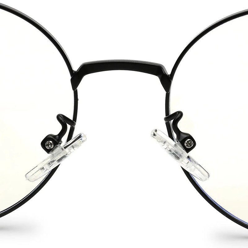 Astrid Black Medium Full Rim Oval Computer Glasses for Men & Women — Hashtag Eyewears