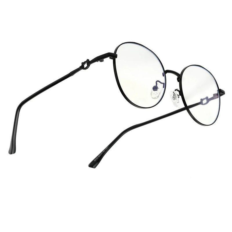 Astrid Black Medium Full Rim Oval Computer Glasses for Men & Women — Hashtag Eyewears