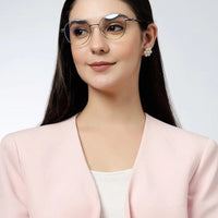 Astrid Golden & Black Medium Full Rim Oval Computer Glasses for Men & Women — Hashtag Eyewears